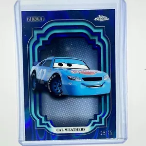Cal Weathers 2024 Topps Chrome Disney Pixar Blue Lava /75 Cars - Picture 1 of 3