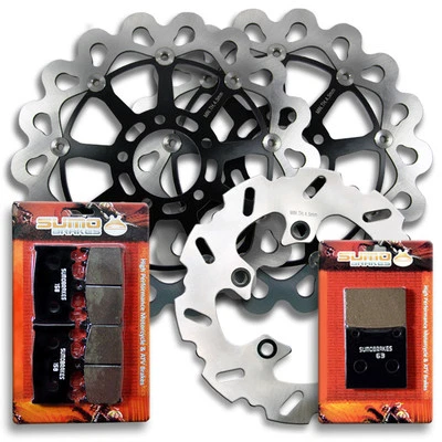 Rotor de freno F+R + pastillas para Suzuki GSXR600 [97-03] GSXR750 [00-03] TL1000 S [97-01] Foto 1 de 4