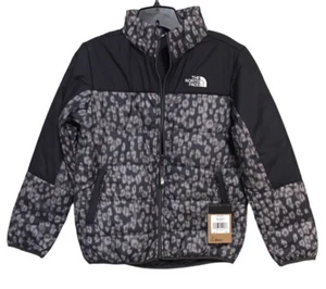 North Face Boys Leopard Print  Insulated Jacket Youth L 14/16 NWT $109 - Picture 1 of 8