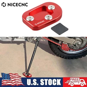 For Honda XR650L 1993-2025 NICECNC Kickstand Side Stand Enlarge Extension Pad - Picture 1 of 11