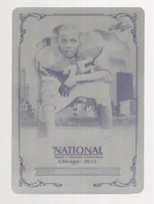 DEACON JONES 2013 LEAF NATIONAL CONVENTION PRINTING PLATE 1/1 RAMS/REDSKINS HOF