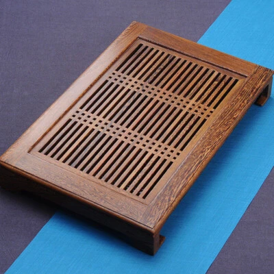 Boutique Tea Tray Wenge Wood Tea Table Chicken-wing Wood Tea Boat For Tea House - Image 1 of 4