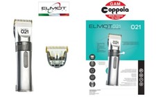 TAGLIACAPELLI & REGOLABARBA PROFESSIONALE ELMOT 021 RETE/BATT. TESTINA CERAMICA