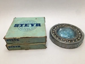 Steyr 1215K Self Aligning Bearing 75x130x25 mm 1215-K 2 pcs - Picture 1 of 9