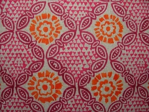 Grand Bazaar Hot Pink 100% Cotton Curtain Upholstery Cushion Roman Blind Fabric - Picture 1 of 12