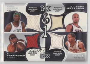 2004 Luxury Box & 1 Paul Pierce Richard Jefferson Al Harrington Tayshaun Prince