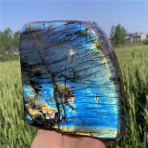 5.16LB Natural Labradorite Quartz Freeform Crystal Mineral specimen Healing - Picture 1 of 14