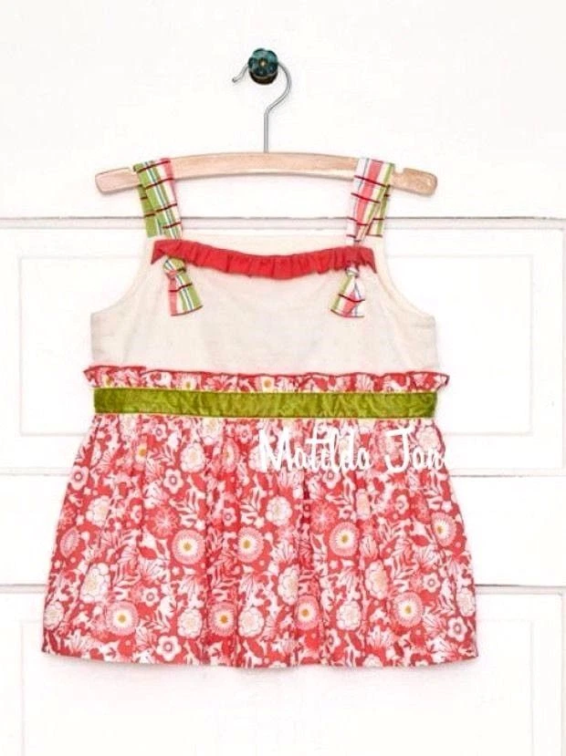 Nuevo con etiquetas Jane SPICE IS NICE Nudo Top 18 Mos Rojo Floral Niña Campos Secretos Foto 1 de 1