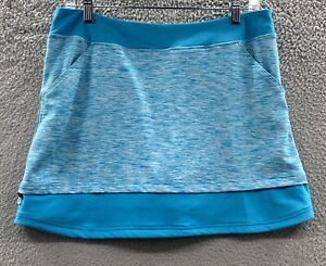 Adidas Golf Womens Skort Small Heather Blue Lightweight Skirt Pure Motion Ladies