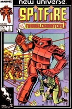Spitfire and the Troubleshooters #3 Dec 1986 Marvel Comic Book (NM)