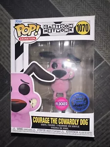 Funko POP! Animation, Cartoon Network. Courage The Cowardly Dog #1070 - Flocked - Imagen 1 de 7