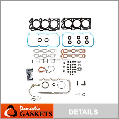 全套垫圈套装适用于 1998 - 2001 年克莱斯勒 Concorde Intrepid 道奇 Intrepid 3.2L V6 — 第 1/4 张图片