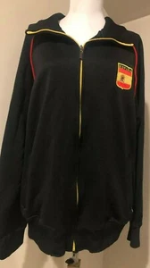 ESPANA SPAIN Mens Soccer Black Red & Yellow Jacket - Sz Medium - Picture 1 of 6