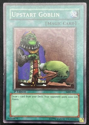 Yu-Gi-Oh TCG Upstart Goblin MRL-033 1st Edition Regular Common Card Played LP - Image 1 of 2