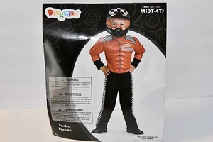 Turbo Racer DELUXE Child Costume Muscle Chest Boys Toddler Kids Racing RedNASCAR - Picture 1 of 3