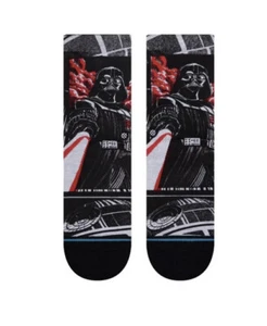 NWT Stance Star Wars Manga Vader Kids  Crew Height  Socks Youth Large 3-5.5 - Picture 1 of 3