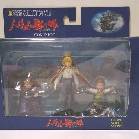 Studio Ghibli Howl's Moving Castle character Figure Collection Box set of 3 Cover