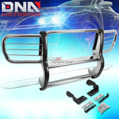 FOR 06-10 JEEP COMMANDER XK SUV BLACK COATED MILD STEEL FRONT GRILL GUARD FLAME - Image 1 of 4