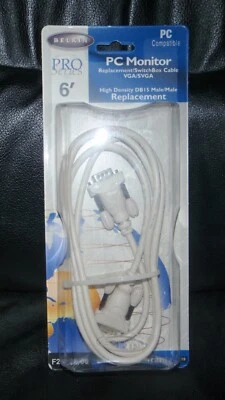 Belkin F2N028-06 Pro Series 6' PC Monitor Replacement/Switchbox Cable VGA/SVGA - Image 1 of 4
