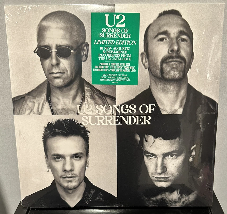 U2 -Songs Of Surrender (Green Transparent) Vinyl 2xLP - Limited Edition IN HAND - Image 1 of 1
