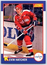 1991-92 Score Kellogg's Kevin Hatcher Washington Capitals #7
