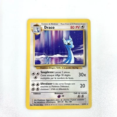 1999 Draco Dragonair French Non-Holo 18/102 Pokemon NM Base Set US Seller - Image 1 of 2