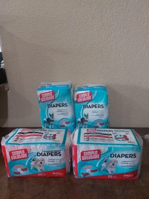 Pañales desechables hembra Simple Solution 24 pequeños 15-19" y 24 medianos (16,5-21") Foto 1 de 2