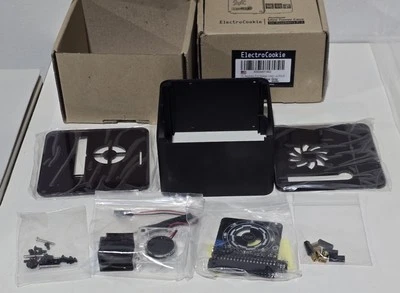 ElectroCookie Raspi DT Case Gray. Aluminum Mini Tower Case for Raspberry Pi 4 - Image 1 of 3