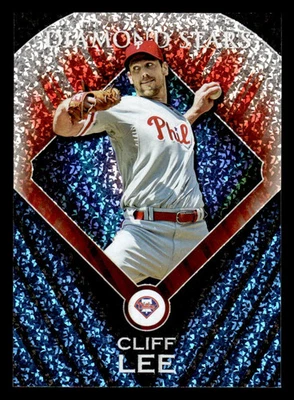 2011 TOPPS CLIFF LEE DS-15 MINT DIAMOND STARS BASEBALL PHILADELPHIA PHILLIES - Image 1 of 2