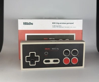 8Bitdo N30 2.4G Wireless Controller for NES Classic  Mini Console NO RECEIVER - Image 1 of 4