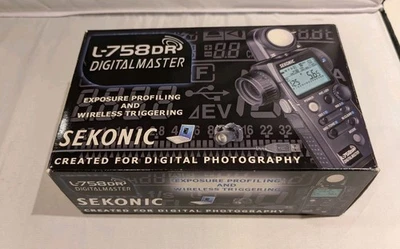 Sekonic L-758DR DigitalMaster Light Meter Open Box, Light Use, TESTED - Image 1 of 4