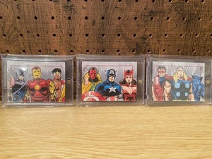 Avengers Marvel Ironman captain America Puzzle Sketch Cards - Picture 1 of 1