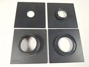 5x Objektivplatine Objektivplatte 4x5" SINAR HORSEMAN - Picture 1 of 17
