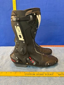 Sidi ST Motorcycle Racing Riding Black Boots Men's size 11us - Bild 1 von 20