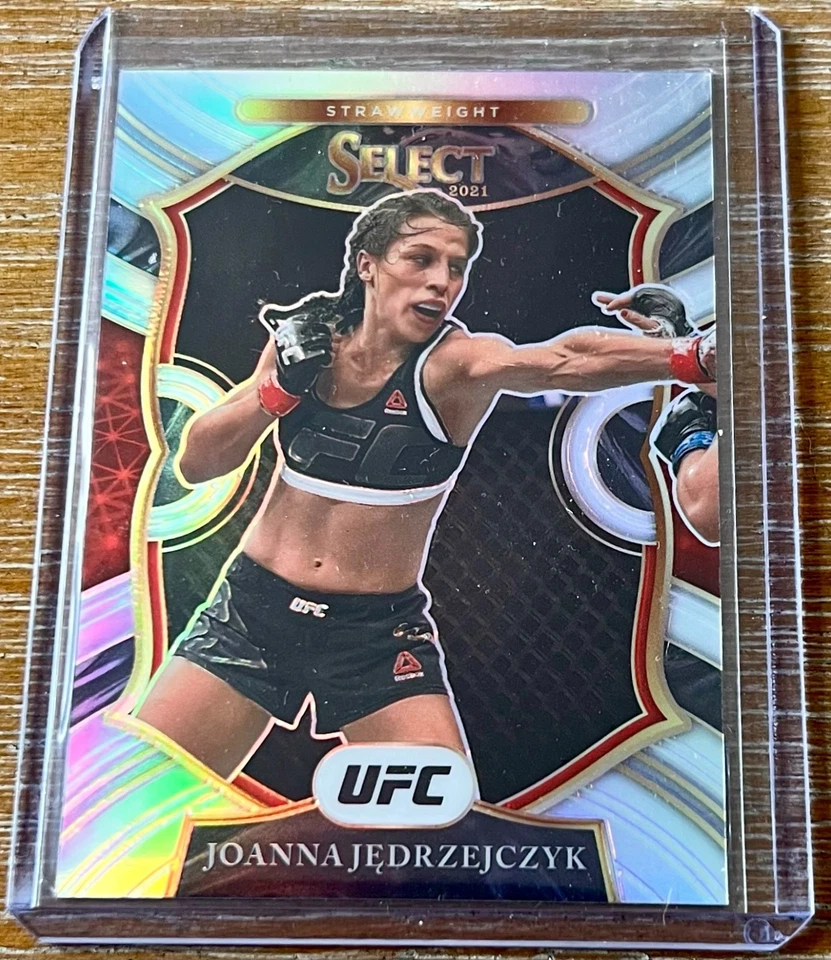 JOANNA JEDRZEJCZYK 2021 Panini Select UFC CONCOURSE SILVER PRIZM PARALLEL ! - Image 1 of 1