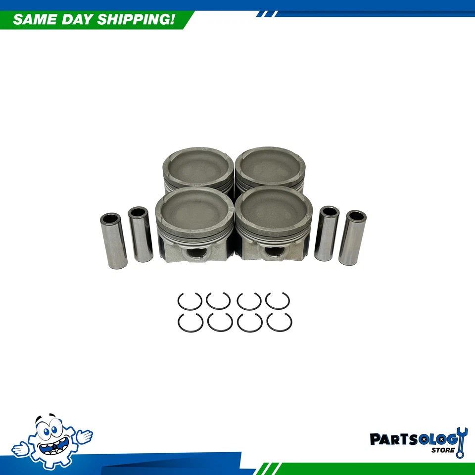 Juego completo de pistones tamaño estándar DNJ P4363 para Fiat Jeep 14-20 1,4 L SOHC Foto 1 de 4