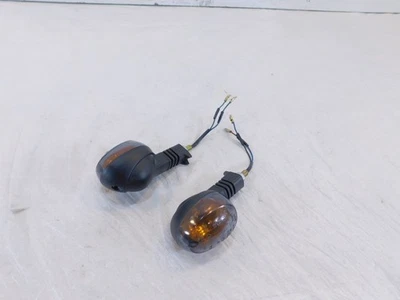 Buell XB XB9 XB12 Lightning Ulysses & Blast Black Front Turn Signal Indicators - Image 1 of 4