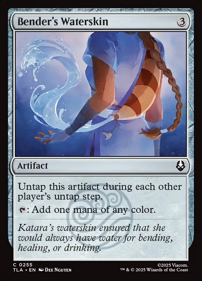 1x - Bender's Waterskin - #255 - Avatar: The Last Airbender - CUC NM MTG - Image 1 of 1