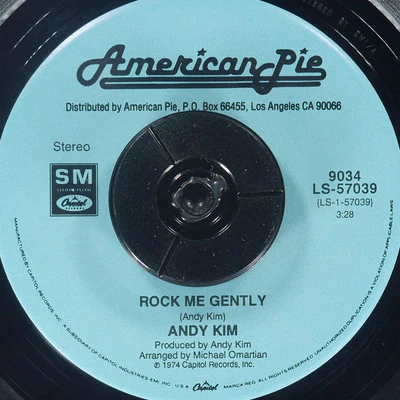 ANDY KIM / GLEN CAMPBELL Rock Me Gently / Gentle On My Mind AMERICAN PIE 9034 NM - Image 1 of 4