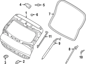 Genuine Kia Tailgate Lift Motor 81840-DW100 - Bild 1 von 1