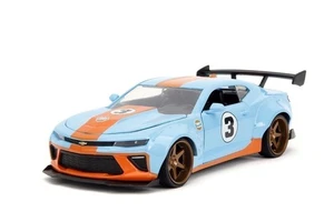 Jada Toys Big Time Muscle 1:24 2016 Chevy Camaro SS Widebody Gulf Die-Cast... - Picture 1 of 5