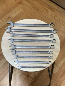 9PC Snap On Lot OEXM 12-Point Metric Flank Drive Combo Wrench Set - Picture 1 of 8