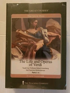 The Life and Operas of Verdi Parts 1-4 The Great Courses 8 DVDs w/ Book NEW - Imagen 1 de 6
