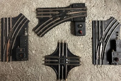 Vintage Lionel O Gauge Lot Train Switches Crossover Controller Remote Tracks - Image 1 of 4