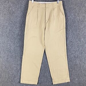 Brixton Pants Men's 28x29 Chino Beige Tapered Leg 100% Cotton Slash Pockets