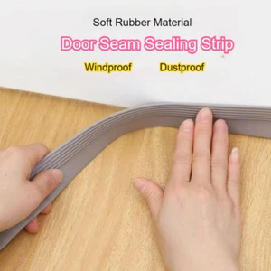 Dustproof Door Bottom Draught Excluder Seal Strip Self Adhesive Windproof Tape - Picture 1 of 6
