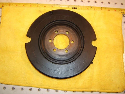 Mercedes  86-91 C126 560SEC W126 560SEL 8cyl Crankshaft DAMPER Genuine 1 Pulley - Image 1 of 4
