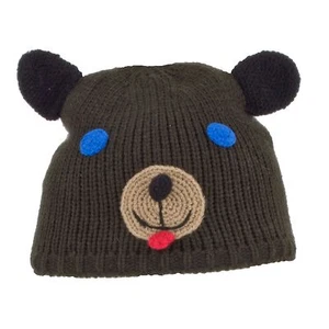 SEIRUS 3187 KINDER GROSSE JUNGEN MÄDCHEN JUGEND JR TIERE MÜTZE SKI SNOWBOARD BÄR BEANIE  - Bild 1 von 1