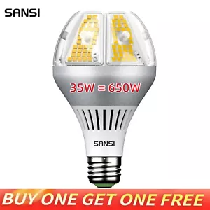 SANSI 6500LM A21 LED Light Bulb Super Bright 5000K White Energy Saving Lamp 35W - Picture 1 of 14