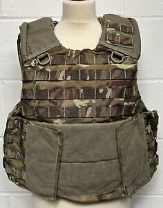 British Military Issue MTP Camouflage OSPREY Body Armour Vest Cover, 180/104
